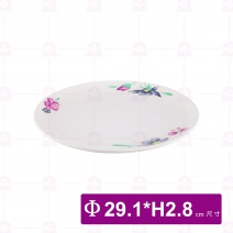 【LihTay】12 果皿 旭日花 Φ29.1x2.8cm(12入/盒)