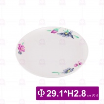 【LihTay】12 果皿 旭日花 Φ29.1x2.8cm(12入/盒)