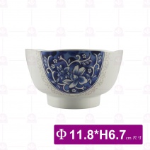 【LihTay】29 中缽碗 意祥花 Φ11.8x6.7cm(12入/盒)