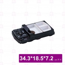 【Shunta金順代】ST19900S 火車造型餐盤組黑