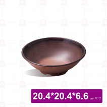 【Shunta金順代】15735  金采麵碗 8吋 (6入/盒)