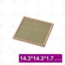 【Shunta金順代】4134  竹豐竹竹編平盤 (6入/盒)