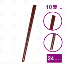 【Shunta金順代】 128S大千筷 棗紅 (10入/束)