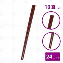 【Shunta金順代】 132S六角筷 棗紅色 (10雙入/束)