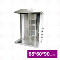 【嘉冠工業】沙威瑪4管烤爐手動轉