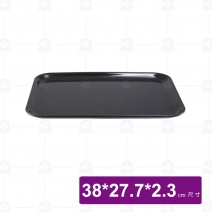 【LihTay】6016托盤  黑色 38x27.7x2.3cm