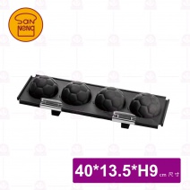 【三能】SN9108 4連足球模(1000系列不沾)(接單生產)