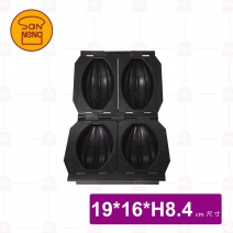 【三能】SN9061 模具系列-2連炸彈食品模(1000系列不沾