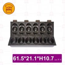 【三能】SN9117 6連元寶模(1000系列不沾)