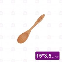 【雅柏】山毛櫸木彎柄小匙 K85-07