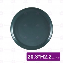 8吋牛排盤 墨綠色 BS0018-A4