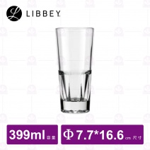 【Libbey】L15972鑽紋內疊式冷飲杯 (12入/盒)