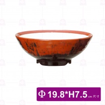 【Shunta金順代】581 三色中華麵碗  (內牙/外咖啡黑)