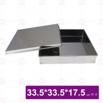 蘿蔔糕(馬來糕)盒 半格附蓋 33.5x17.5cm