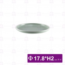 和平圓盤 7吋 白邊亞光灰綠 (10入/盒)