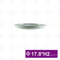 和平圓盤 7吋 白邊亞光灰綠 (10入/盒)