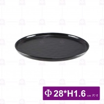 11吋歐紋平底烤盤-無光黑 (6入/盒)