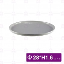 11吋歐紋平底烤盤-淺灰 (6入/盒)