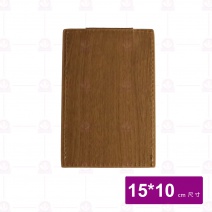 (單面)短淺木紋皮帳板夾