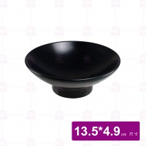 【大同磁器】P7954MABK 高腳碗5.25吋 黑色