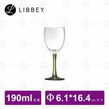 【Libbey】皇家綠色高腳杯 R005325   190cc (12入/盒)