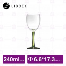 【Libbey】皇家綠色高腳杯 R003321   240cc (12入/盒)