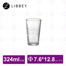 【Libbey】C1797343波紋 冷飲杯 324cc (12入/盒)