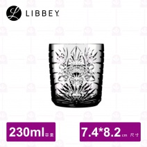 【Libbey】晶鑽刻紋ROCK杯 230cc (12入/盒)