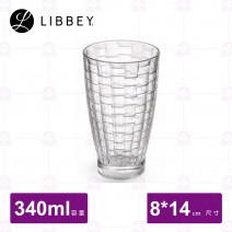 【Libbey】CL2832VCP34 編織紋冷飲杯 340cc  (6入/盒)