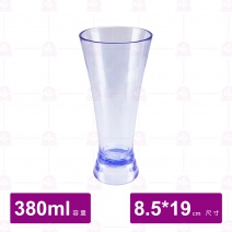 【鎰滿】YM1028A 果汁杯(大) 藍色380c.c.(12入/盒)
