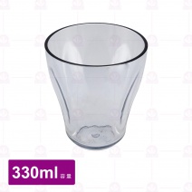 【鎰滿】YM1412 PC水杯(大) 330cc 灰色(12入/盒)