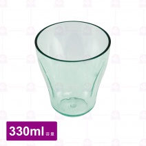 【鎰滿】YM1412 PC水杯(大) 330cc 綠色(12入/盒)