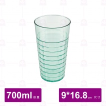 【鎰滿】PC格子水杯 綠色(12入/盒)