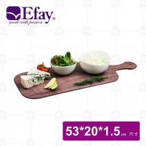 【Efay】美食 21吋圓板(橡木紋)