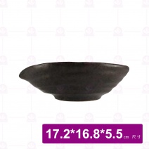 【宜瓷】黑天目片口缽(10入/盒)