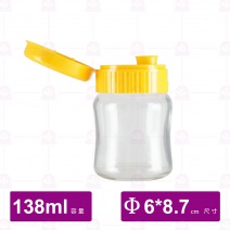 耐熱果汁瓶-掀式黑蓋 138cc
