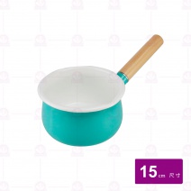 【Quasi】甜彩琺瑯牛奶鍋-薄荷藍 2430242