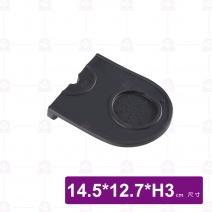 咖啡轉角墊-單格 黑色 14.5x12.7xH3cm