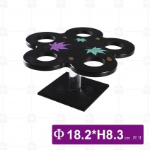 五孔手捲架 RL   黑