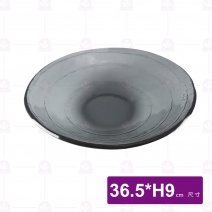 窯燒玻璃沙拉圓缽