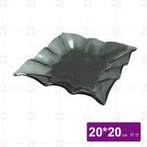 皺褶方盤-黑 LFL-2020C-BK