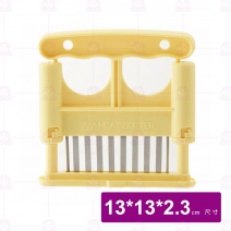 【義春刃物】單排肉筋叉 黃 MT-160Y