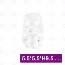 鼓型透明胡椒罐 五孔