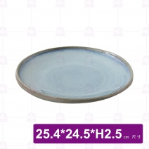日式滄波陶瓷10吋荷口盤 H5732-08