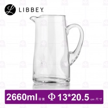 【Libbey】L1788087  造型冷水壺  2700cc (12入/盒)