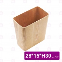 【菊川本味】楊木垃圾桶方形