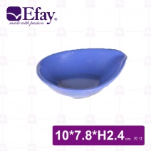 【Efay】小小雨滴4吋皿 湖水藍