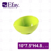 【Efay】水滴型4吋深皿-綠色