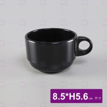 【LihTay】122咖啡杯-黑 8.5x5.6cm