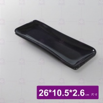 【HS】F-B8083長方香魚盤-黑 26x10.5x2.6cm